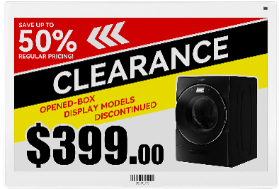 10.2inch  Electronic Price Tag