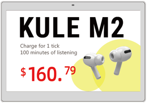 7.5inch  Electronic Price Tag