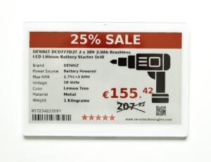 10.2inch  Electronic Price Tag